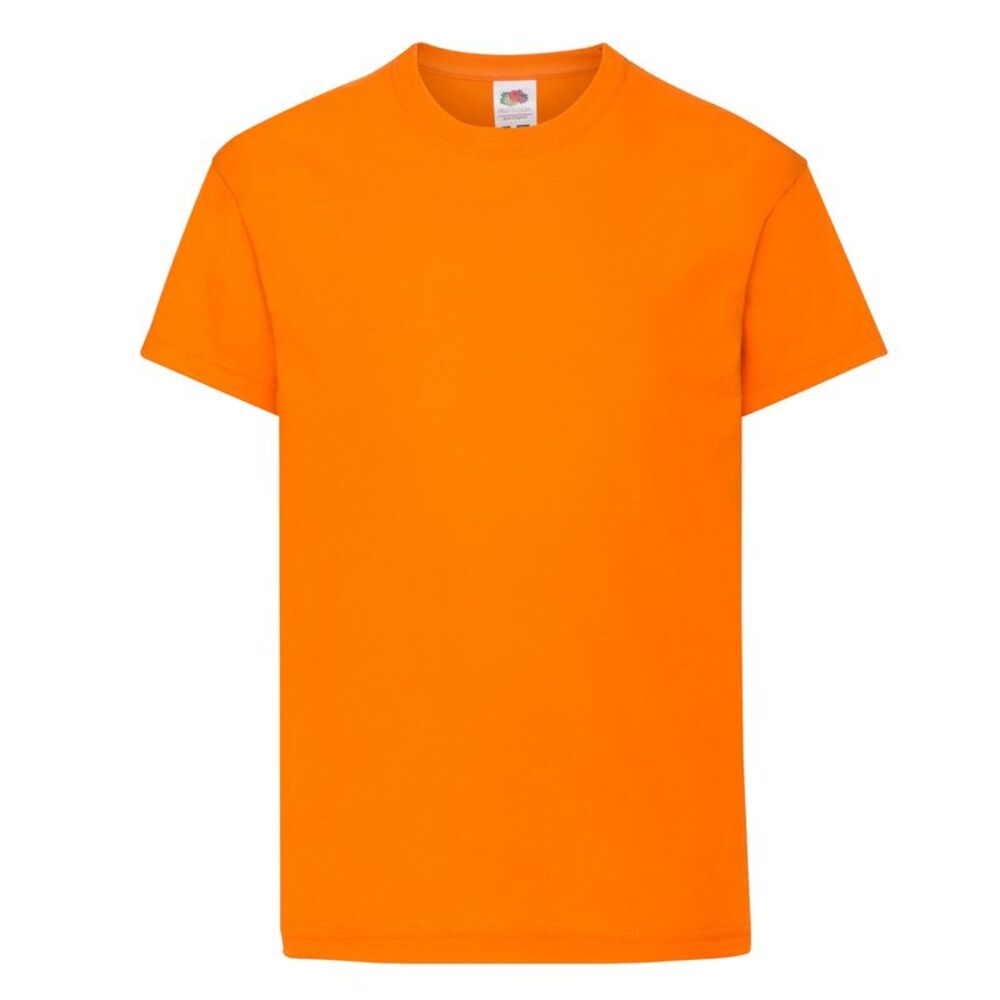 Fruit of the Loom Childrens/Kids Original T-Shirt / Orange